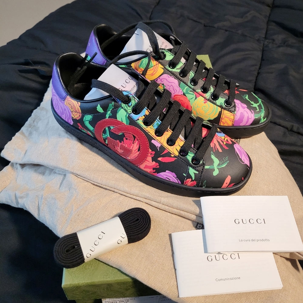 Sold‼️Gucci x Ken Scott Floral Ace 5